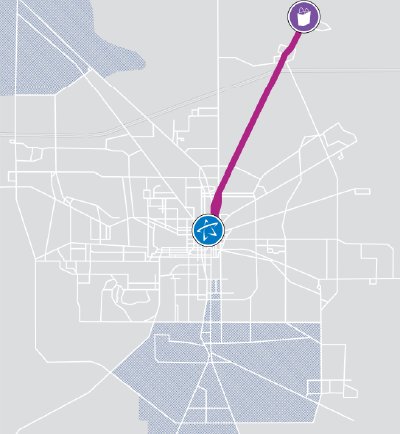 Killearn Route Mini Map