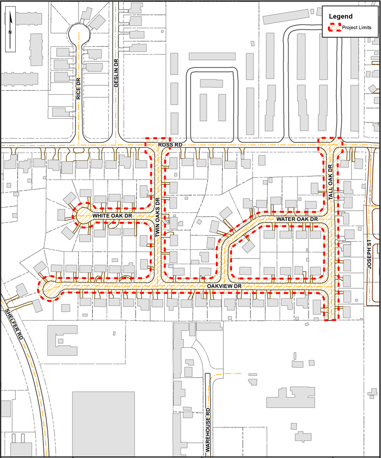 map of the project area